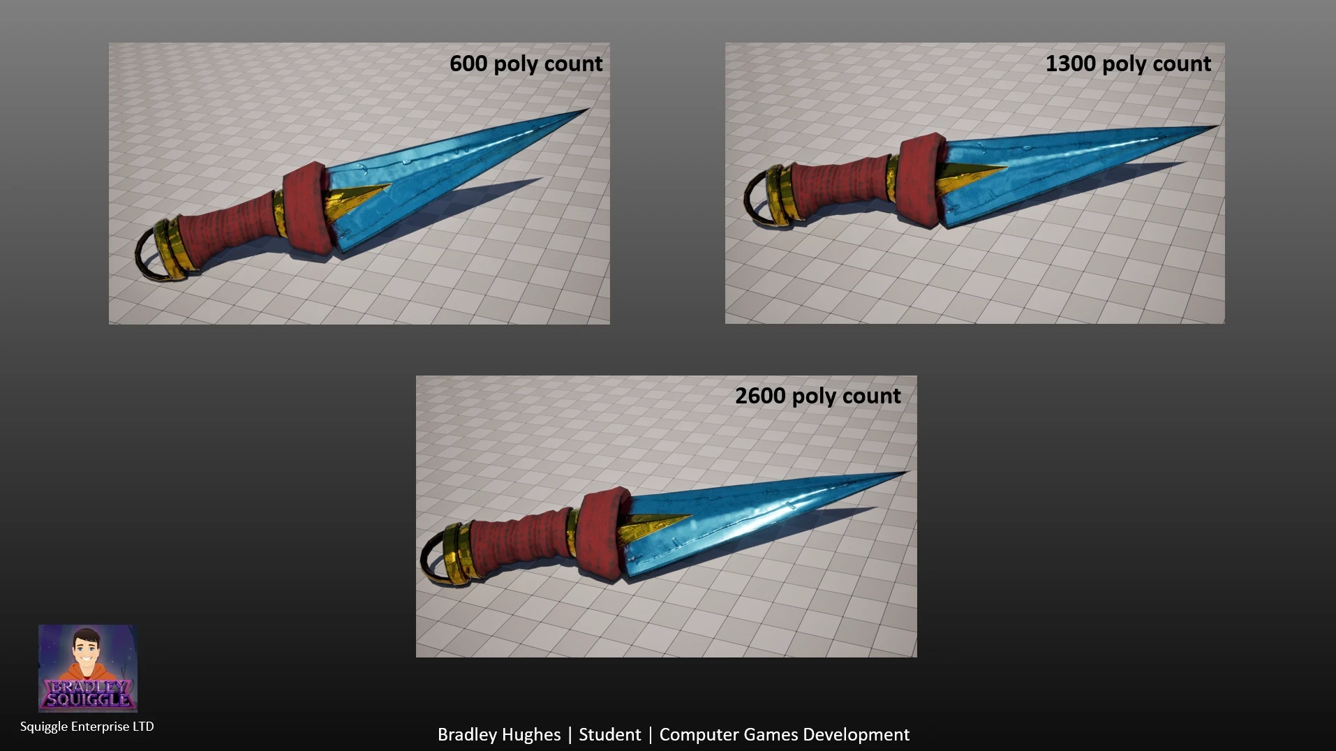 Dagger renders in Unreal Engine 5.