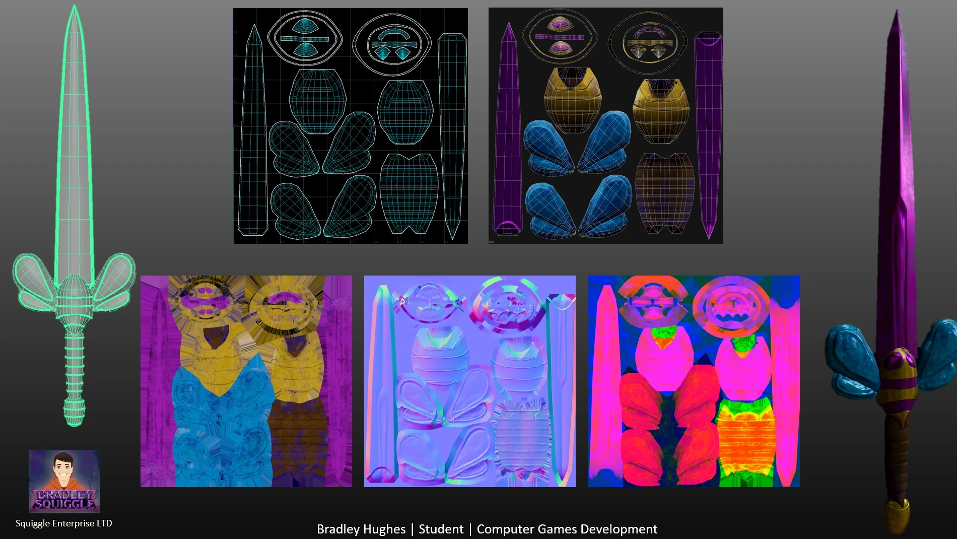 Sword UV & Textures.